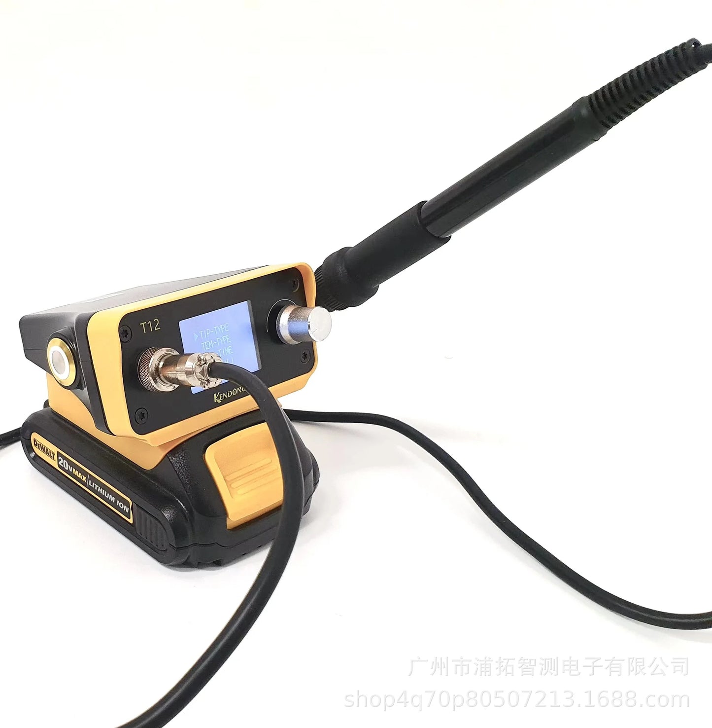 Applicable to Pts300d T12 Wireless Lithium Battery Soldering Station 70W Power Applicable to DeWalt Lithium Battery Welding