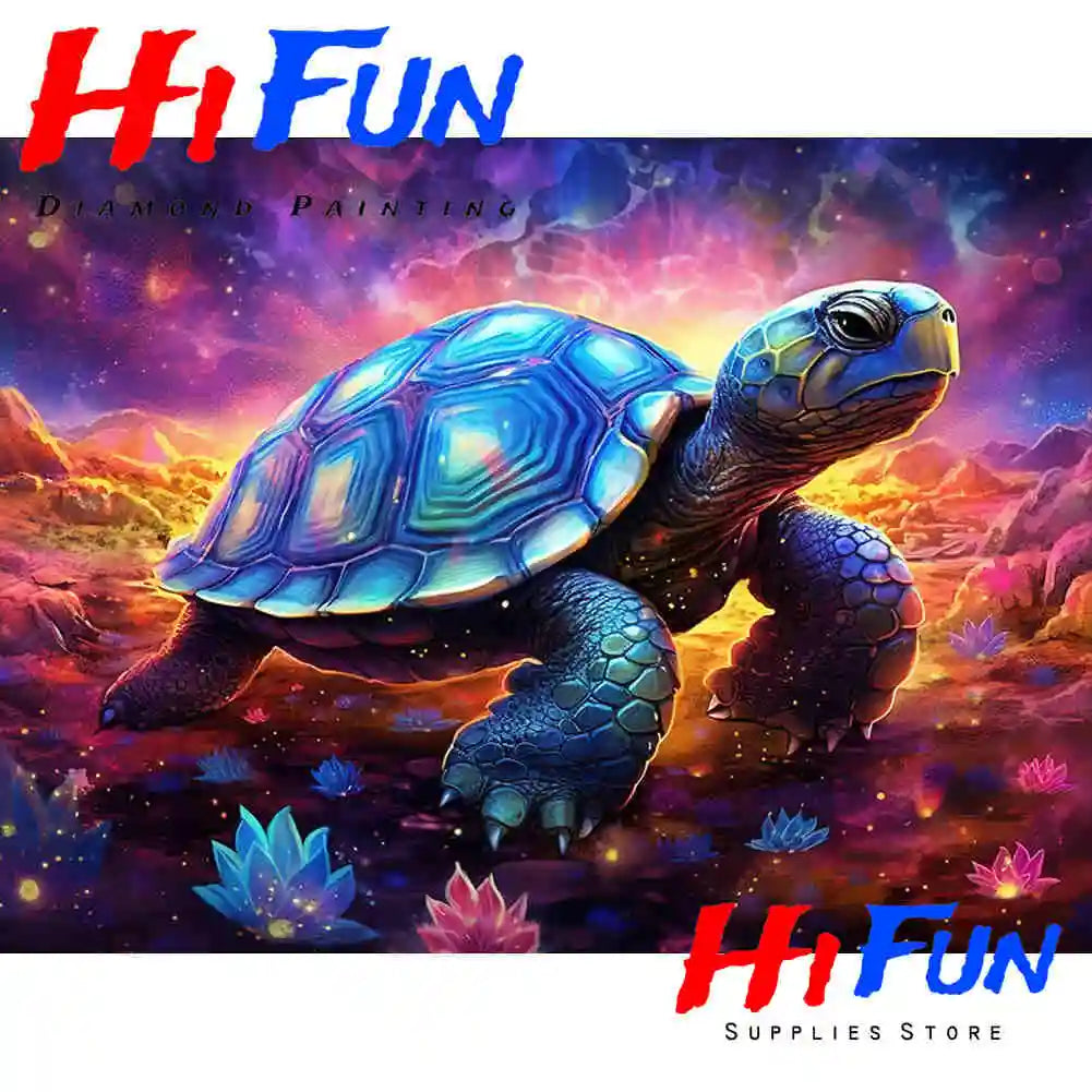 Animal Turtle Diamond Art Kits for Adult Beginners,Tortoise Diamond Painting Kits for Kids,Paint with Gem Art ,Decoration Gift