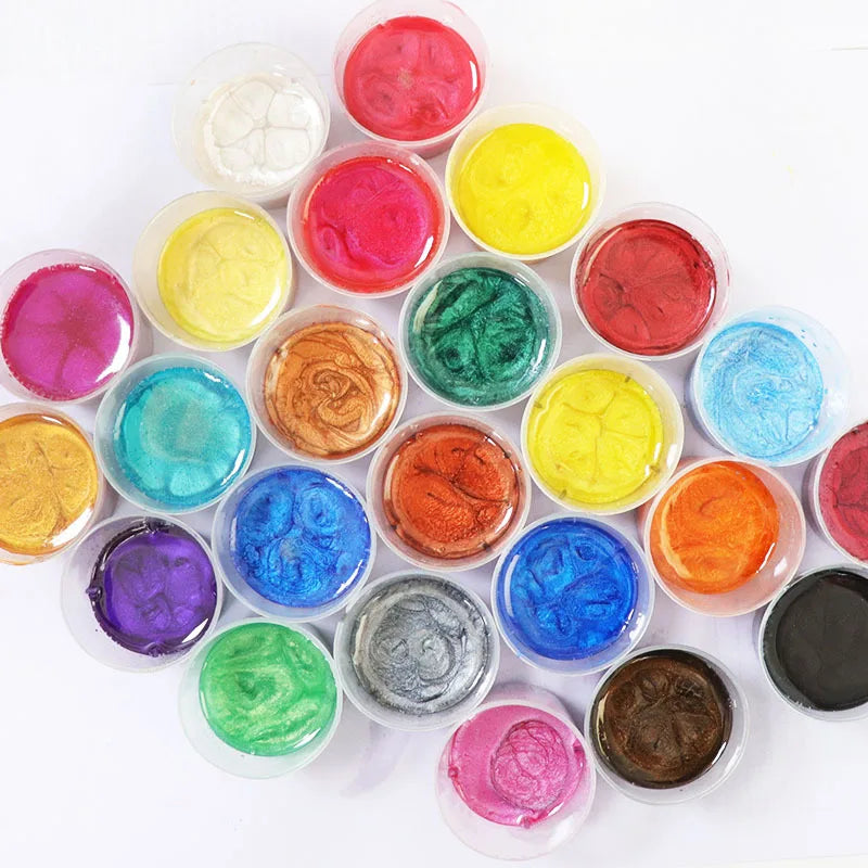 24-36Color Natural Mica Mineral Powder Epoxy Resin Pigment Dye Pearl Powder DIY Jewelry Crafts Soap Candle Making Colorant Resin