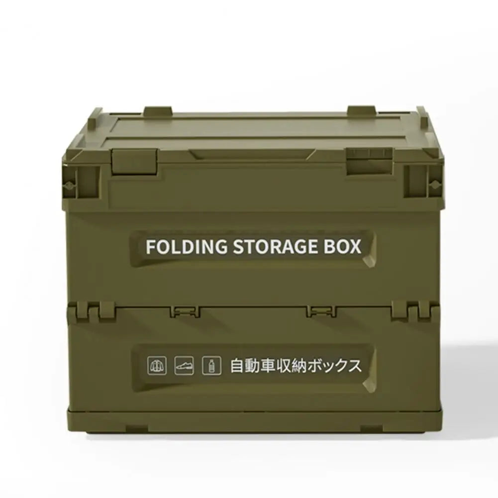 Practical Storage Box Multifunctional Trunk Organizer Sturdy Construction Camping Storage Box Thickened Folding Box  Save Space