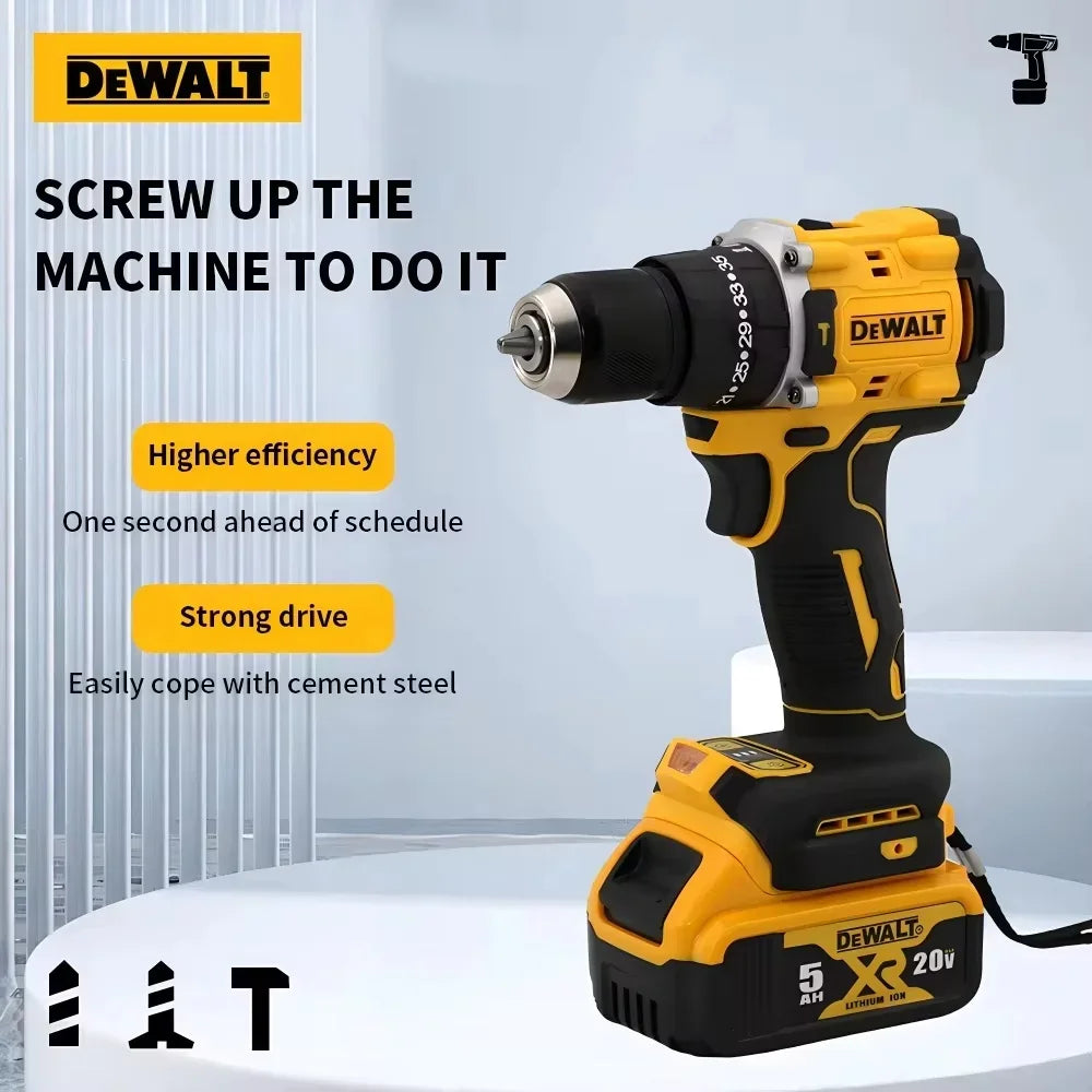 Dewalt DCD800 2000RPM Cordless Impact Drill 1/2 Inch Brushless Electric Screwdriver Lithium Electric Tool For Dewalt 20V Battery