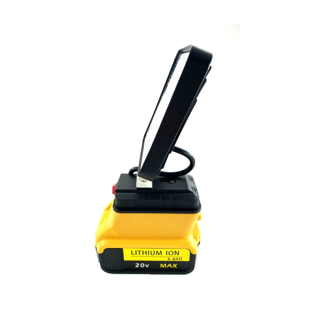 LED Work Light for Dewalt 18v 20V Lithium Battery Cordless Portable Flashlights Job Site Flood Light for Emergencies Camping