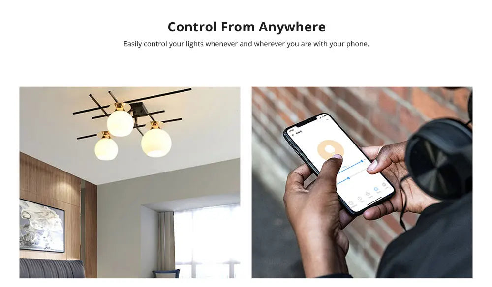 E27 WiFi Smart Dimmable Bulb AC 85-265V RGB LED Light Remote Control Cozy Life App Works With Alexa Google Home Alice