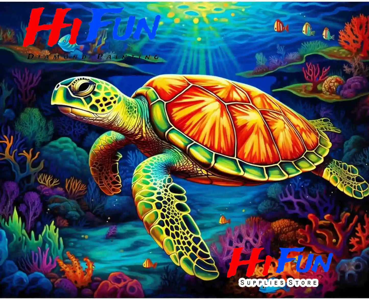 Animal Turtle Diamond Art Kits for Adult Beginners,Tortoise Diamond Painting Kits for Kids,Paint with Gem Art ,Decoration Gift