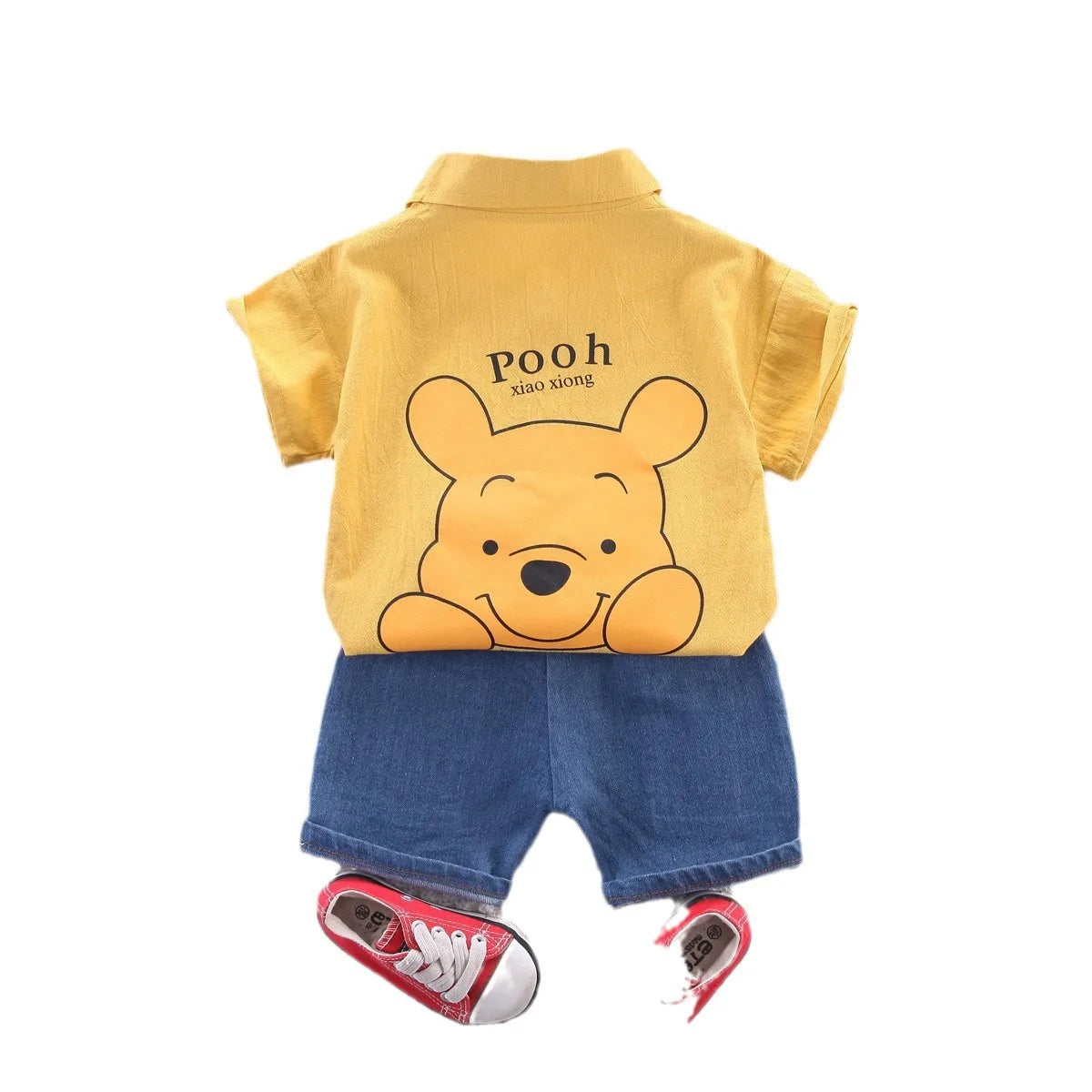 Boys summer set, baby clothes, cartoon shirt, shorts, two-piece children's clothing set