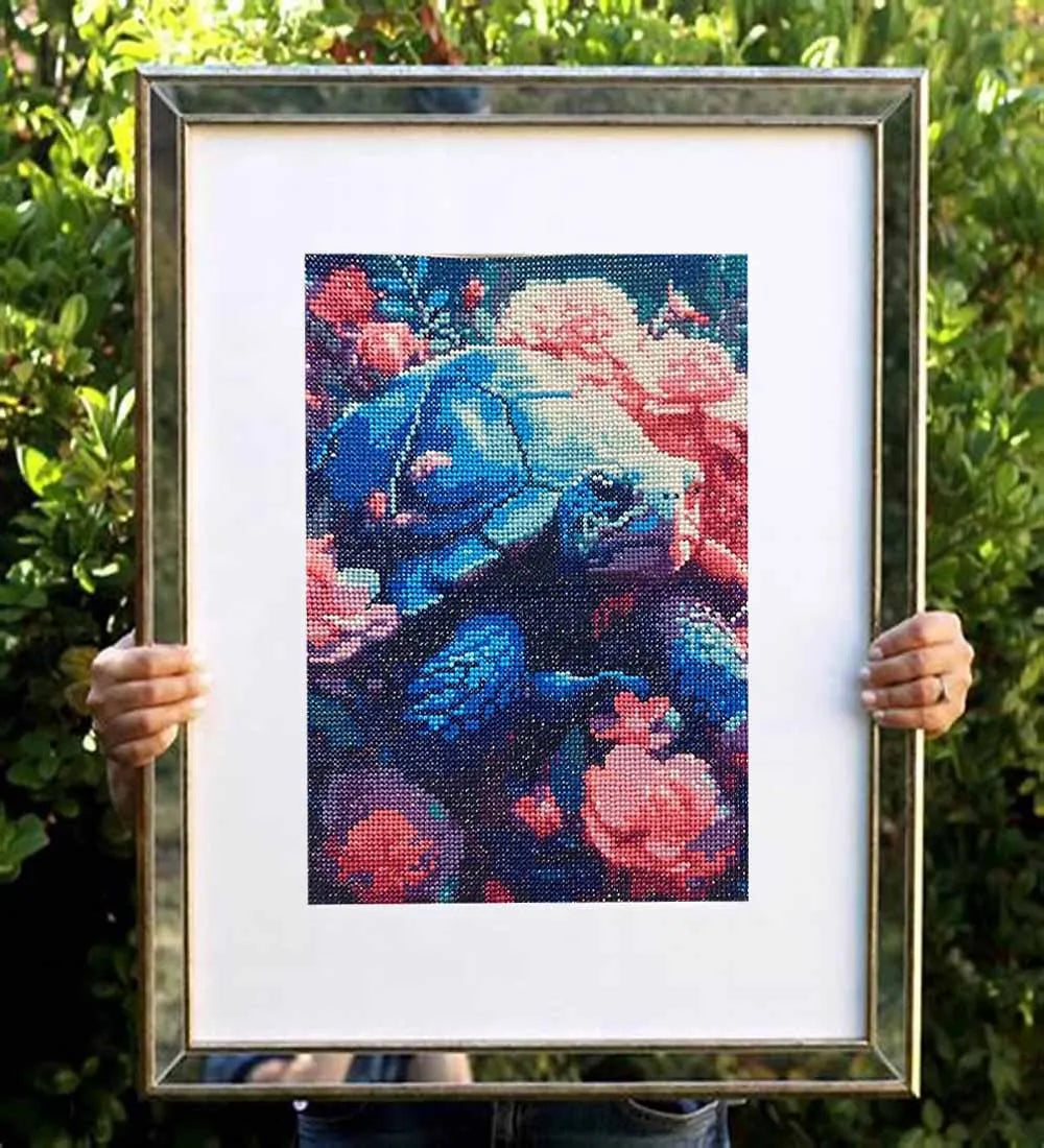 Sea Turtle DIY Diamond Painting Fantasy Tortoise Animal Cross Stitch Kit Full Diamond Square Embroidery Mosaic Art Decor Gifts