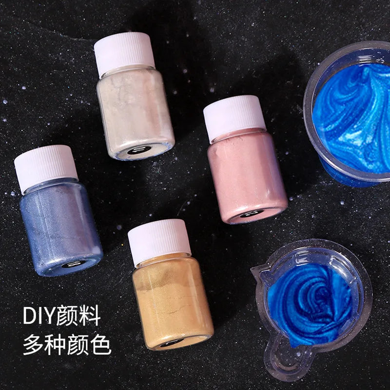 24-36Color Natural Mica Mineral Powder Epoxy Resin Pigment Dye Pearl Powder DIY Jewelry Crafts Soap Candle Making Colorant Resin