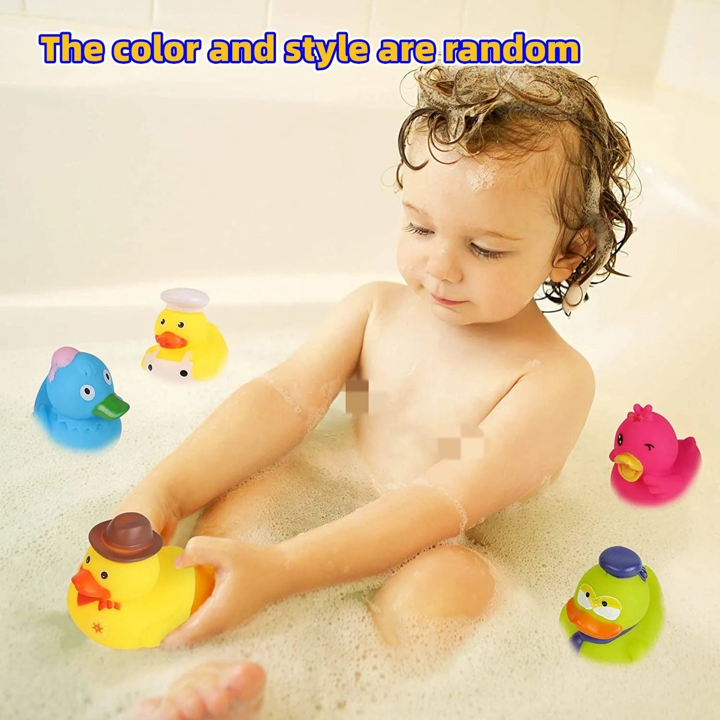 30-Pack Rubber Ducks in Bulk,Assortment Duckies for Jeep Ducking Floater Duck Bath Toys Party Favors