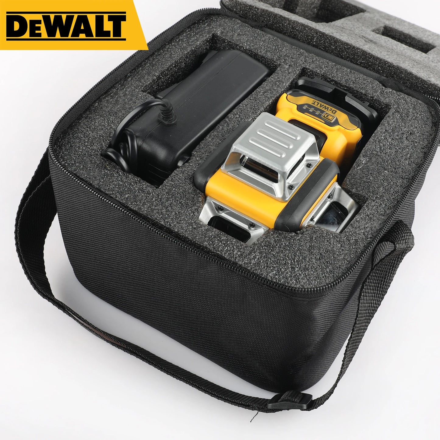 Dewalt DW089LG 3 Sides*360 Degree Vertical 12 Lines Laser Level Horizontal Green Light Level Meter Outdoor