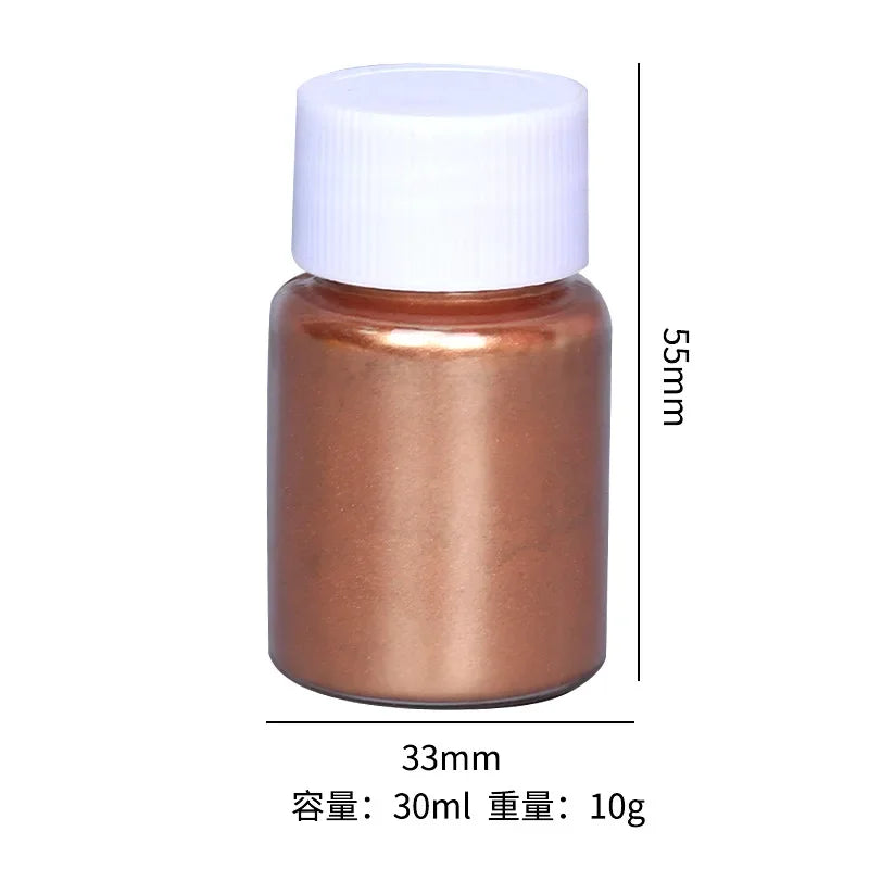 24-36Color Natural Mica Mineral Powder Epoxy Resin Pigment Dye Pearl Powder DIY Jewelry Crafts Soap Candle Making Colorant Resin