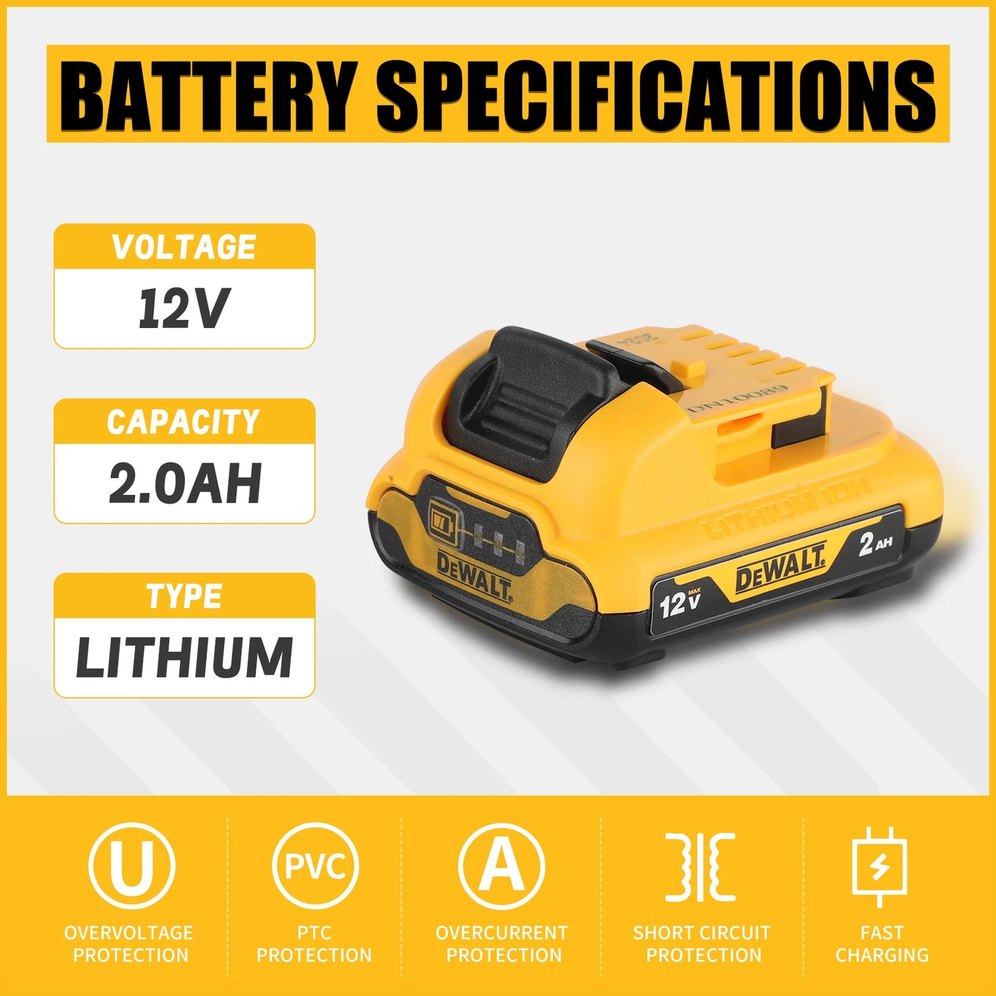 Dewalt DW089LG 3 Sides*360 Degree Vertical Lines Laser Level Horizontal 12V Lithium Battery Green Light Level Meter Outdoor